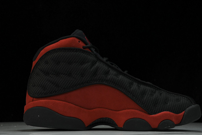 air jordan 13 retro“bred” black/ red mens 414571-004