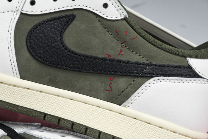 travis scott x air jordan 1 low og olive dm7866-200
