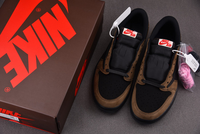 travis scott x air jordan 1 low og velvet brown dm7866-205