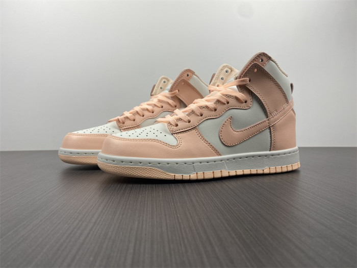 nike dunk high sail crimson tint (w) - dd1869-104