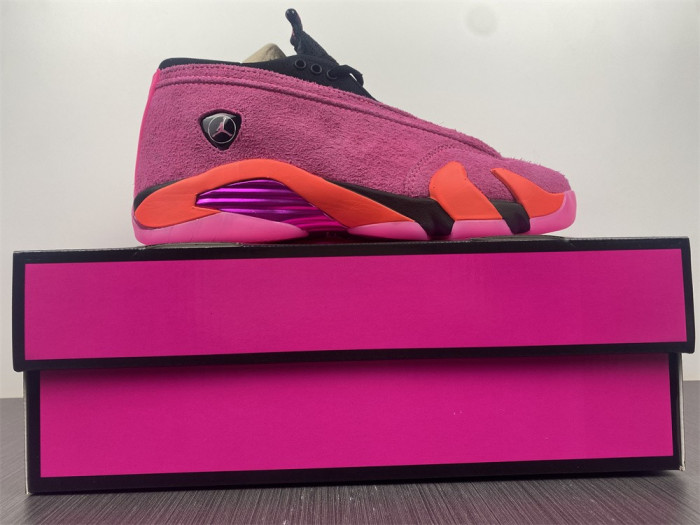 jordan 14 retro low shocking pink (w) - dh4121-600