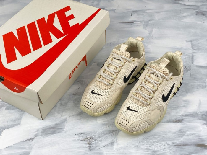 nike air zoom spiridon cage 2 stussy fossil - cq5486-200