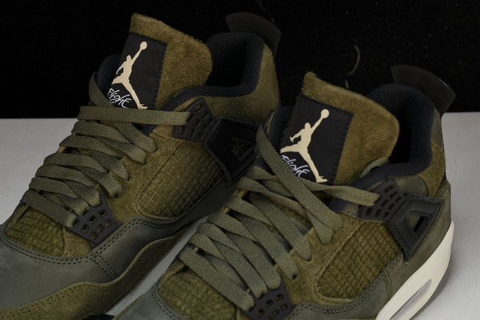 air jordan 4 craft "medium olive" fb9927-200