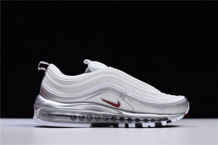nike air max 97 white silver | at5458-100