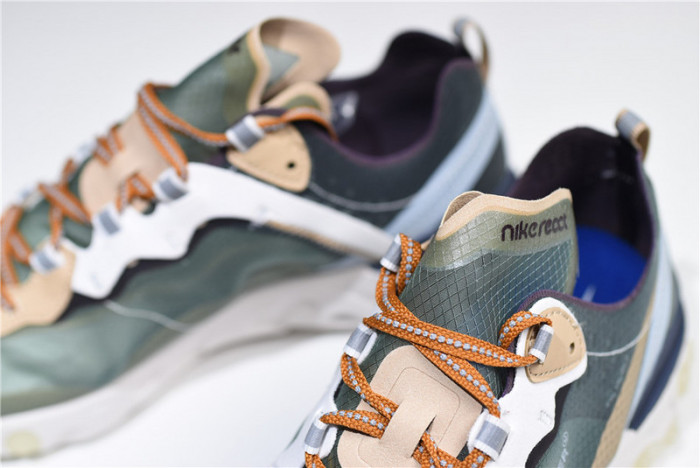 nike react element 87 undercover green mist - bq2718-300