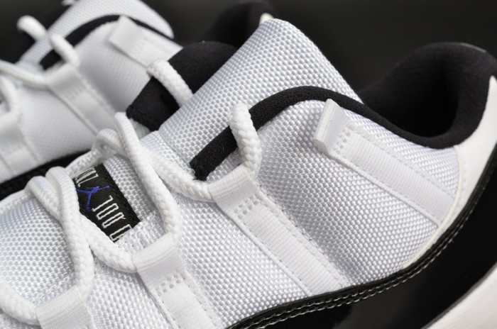 air jordan 11 retro lof "concord" black/ white mens 528895-153
