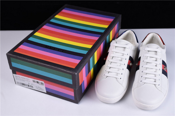 gc ace embroidered low-top sneaker womens 6951103-5618