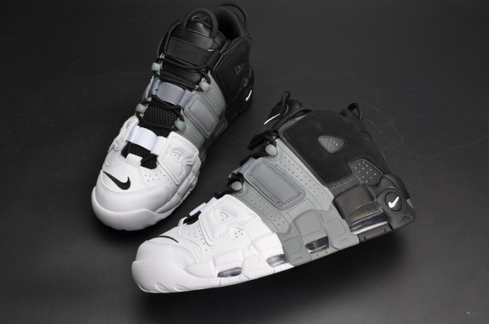 nike air more uptempo “tri-color” black-grey-white mens 921948-002