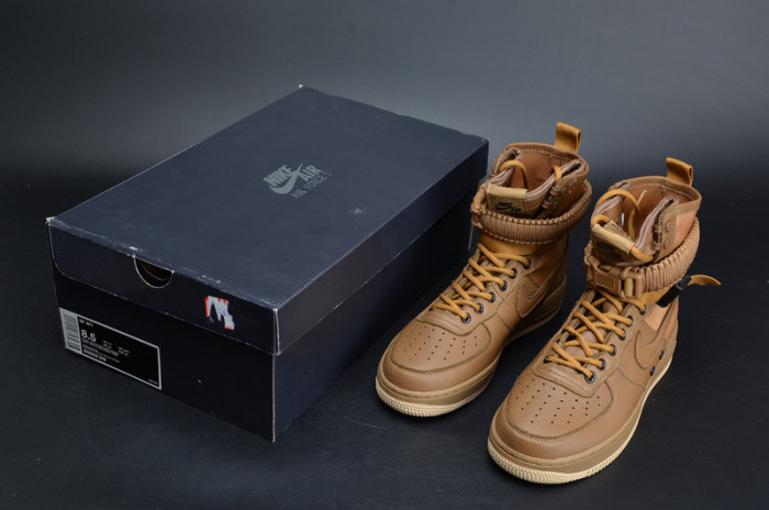 nike wmns sf force 1 “golden beige” 857872-200